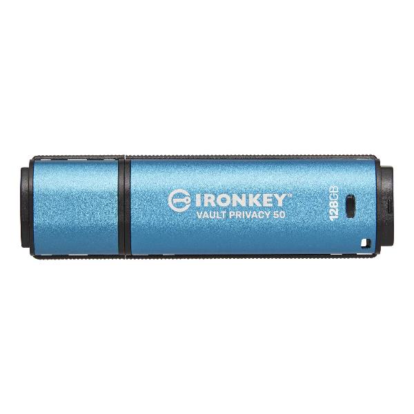 Chiavetta USB Kingston IronKey Vault Privacy 50C 128GB USB-C 10Gbps - immagine 3