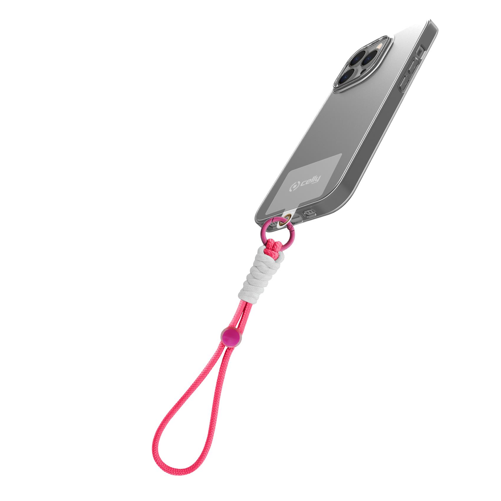 Cover Smartphone Celly JEWELNYL con Catena da Polso Rosa - immagine 2