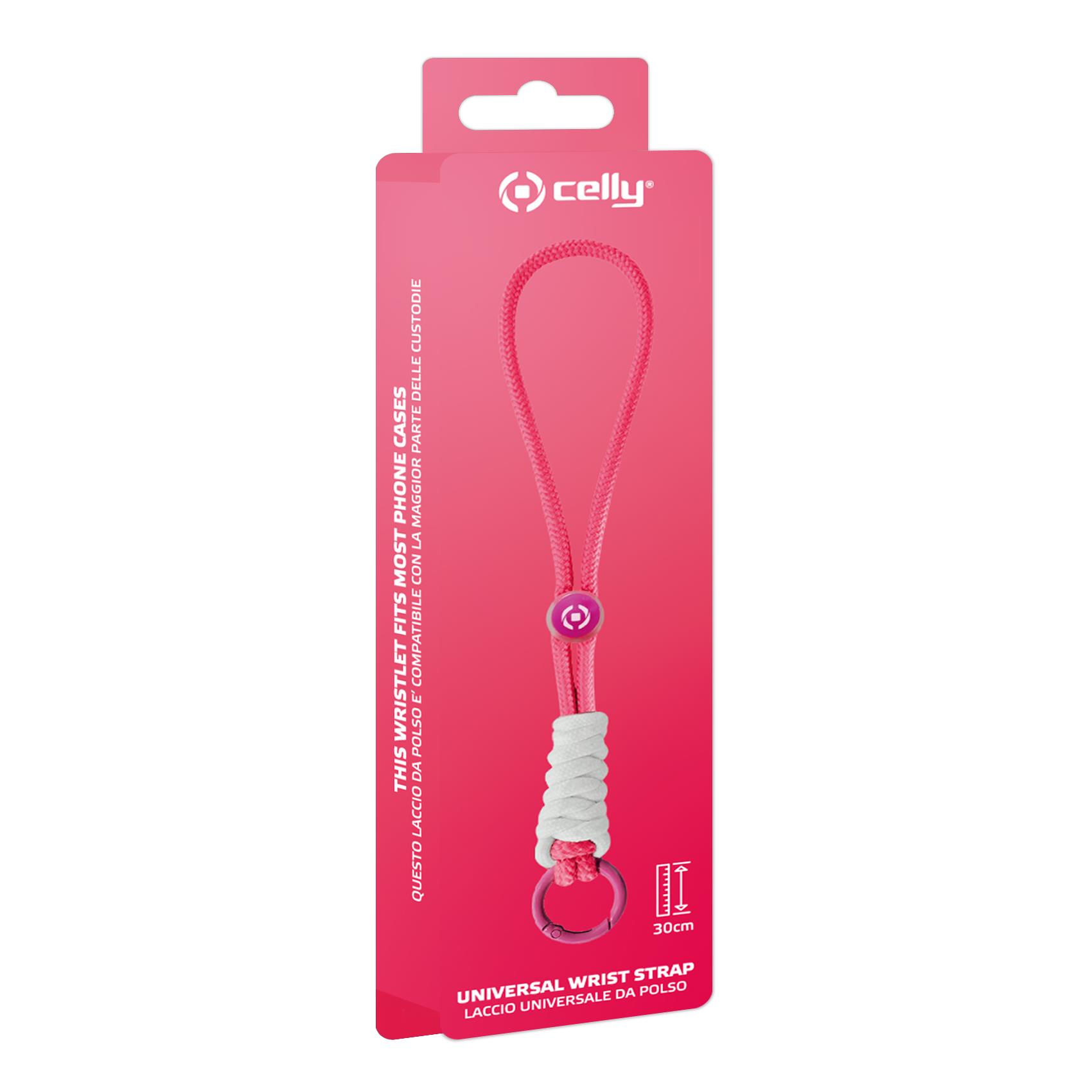 Cover Smartphone Celly JEWELNYL con Catena da Polso Rosa - immagine 4