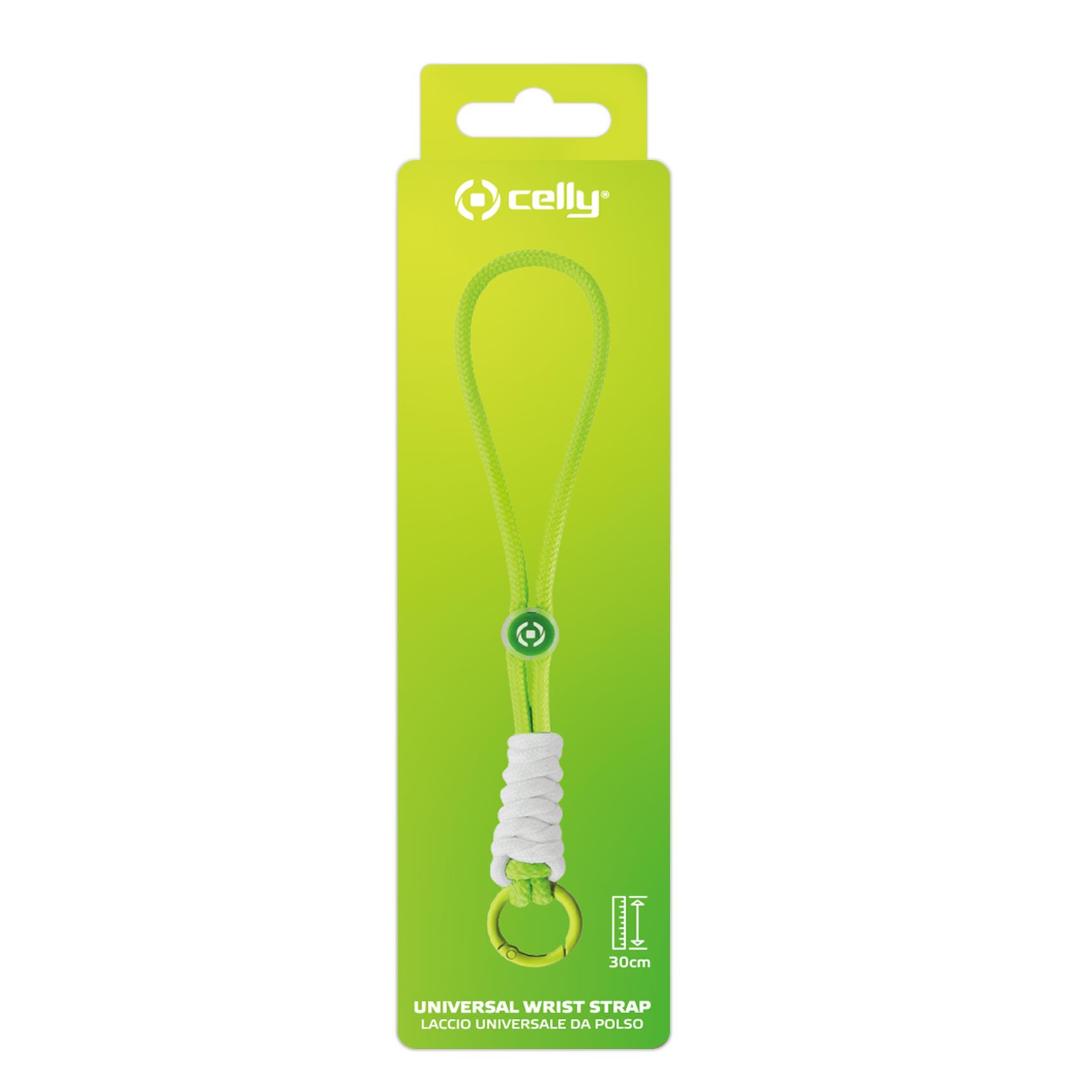 Cover Smartphone Celly JEWELNYL con Cinturino da Polso Gialla - immagine 2