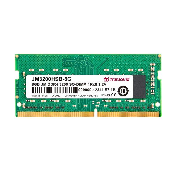 RAM DDR4 SODIMM Transcend JM3200HSB-8G 8GB 3200MHz PC4-25600 - immagine 2