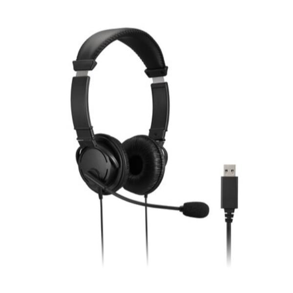 Cuffie Professionali Kensington con Microfono e Controllo Volume USB Noise Canceling - immagine 7