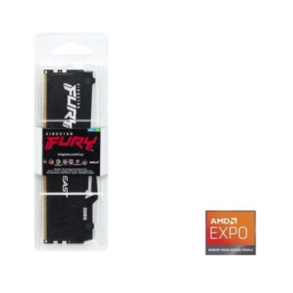 RAM DDR5 Kingston FURY Beast 32GB 5600MHz CL36 RGB EXPO - immagine 5