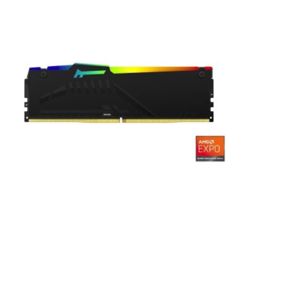 RAM DDR5 Kingston FURY Beast 32GB 5600MHz CL36 RGB EXPO - immagine 6