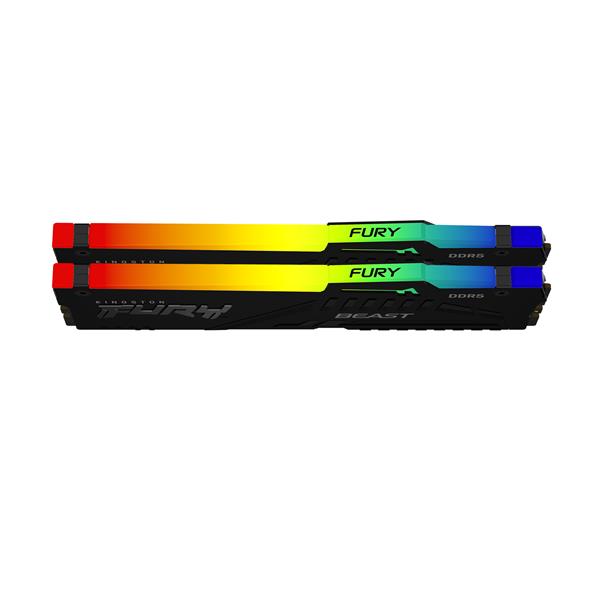 Moduli di Memoria Kingston FURY Beast DDR5 RGB 64GB 6000MT/s - immagine 2