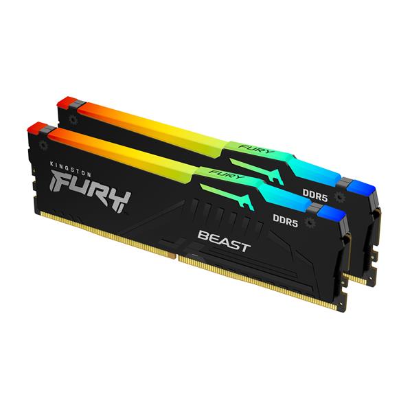 Moduli di Memoria Kingston FURY Beast DDR5 RGB 64GB 6000MT/s - immagine 7