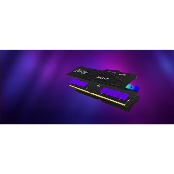 Modulo di Memoria Kingston FURY Beast DDR5 RGB 16GB 6000MHz - immagine 2