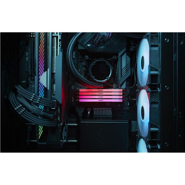 Modulo di Memoria Kingston FURY Renegade RGB 48GB DDR5 6400MHz CL32 - immagine 2