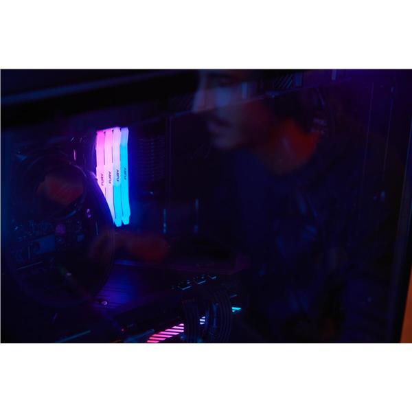 Moduli di Memoria Kingston FURY Renegade RGB 32GB DDR5 8000MHz CL38 Kit 2x16GB - immagine 6