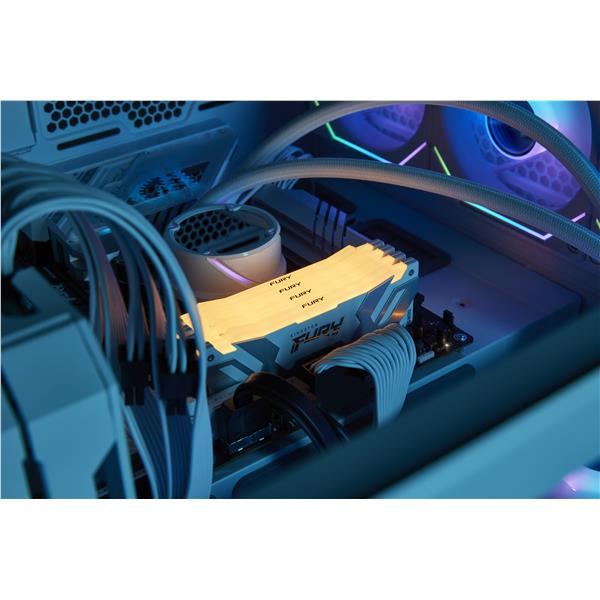 Moduli di Memoria Kingston FURY Renegade RGB 32GB DDR5 8000MHz CL38 Kit 2x16GB - immagine 7
