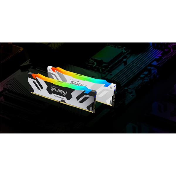 Moduli di Memoria Kingston FURY Renegade RGB 32GB DDR5 8000MHz CL38 Kit 2x16GB - immagine 10
