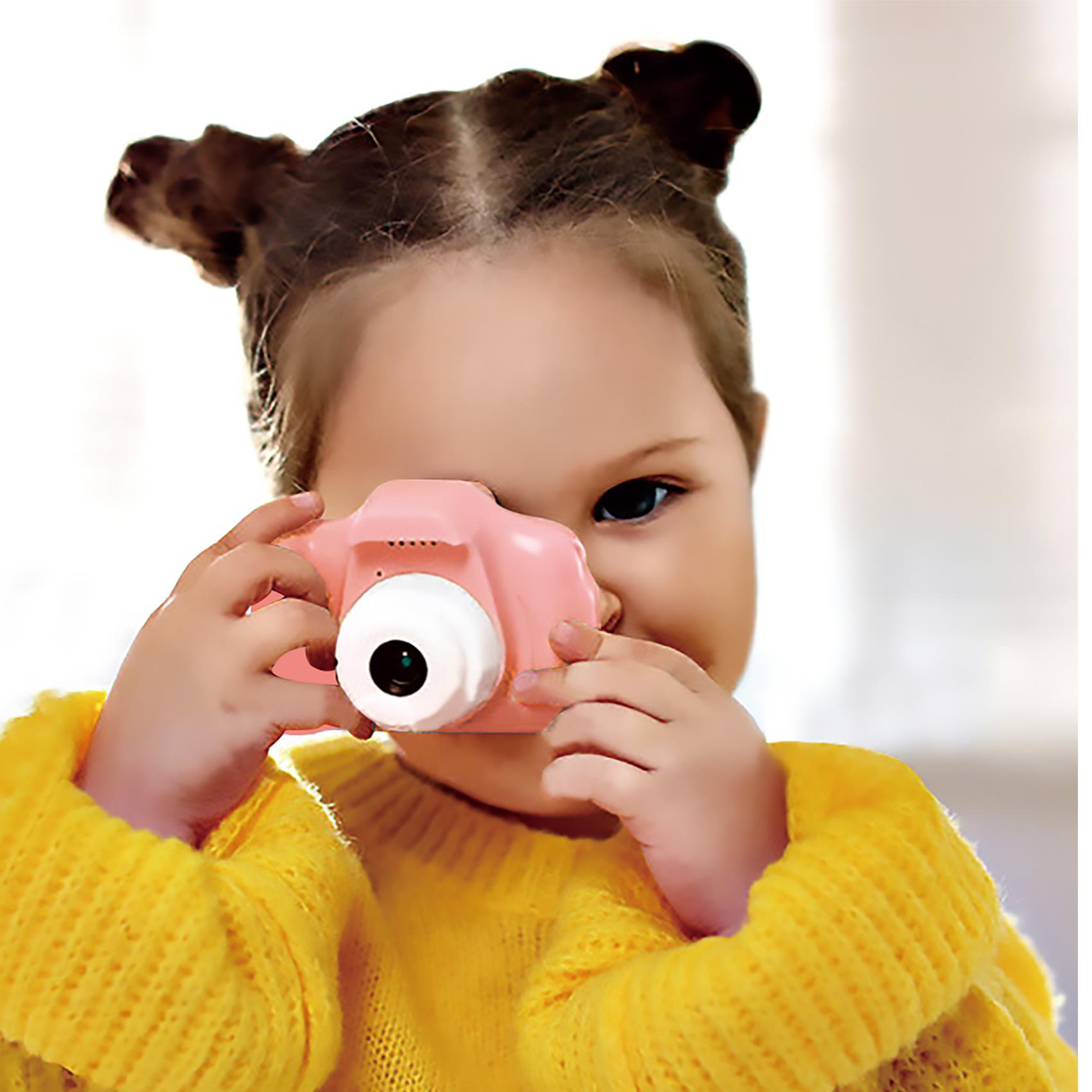 Fotocamera Digitale Celly KIDSCAMERA3 per Bambini Rosa - immagine 3