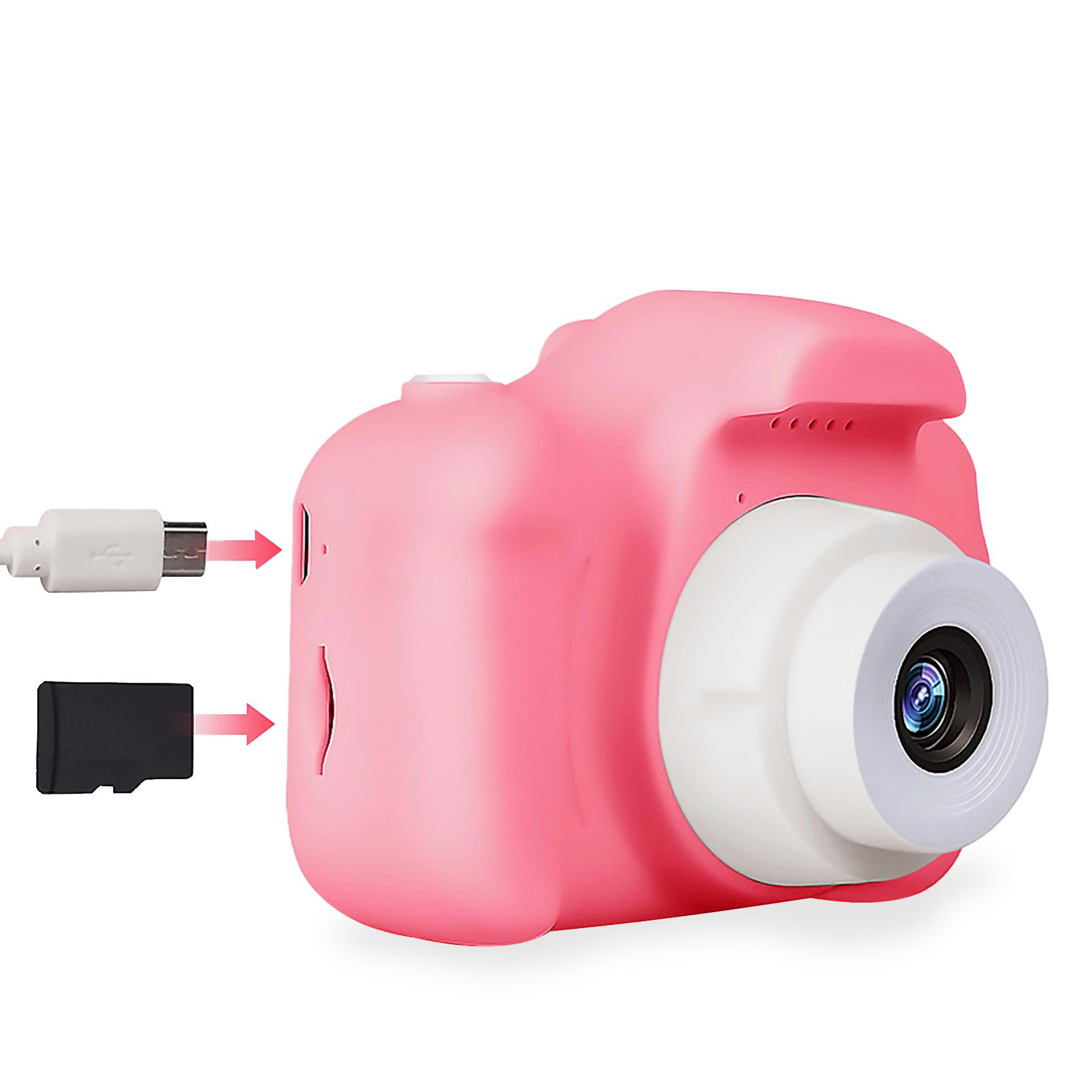 Fotocamera Digitale Celly KIDSCAMERA3 per Bambini Rosa - immagine 4
