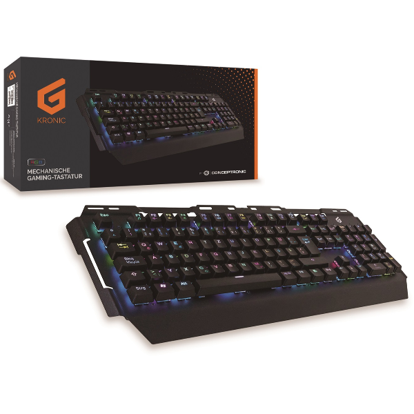 Tastiera Gaming Conceptronic Meccanica RGB USB Italiana - immagine 8