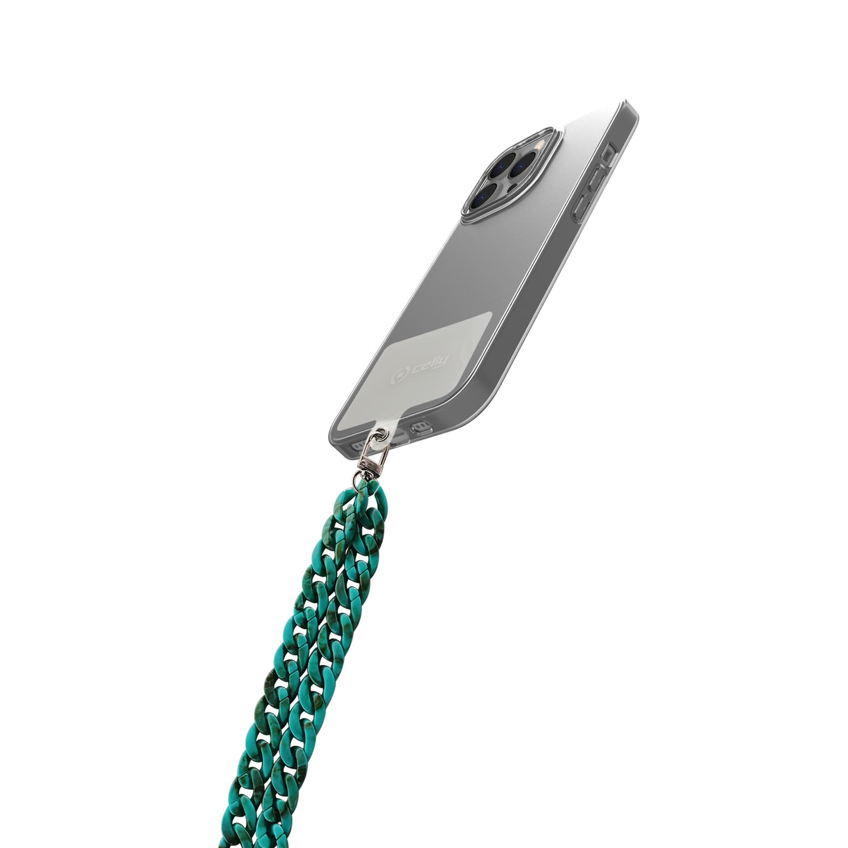 Cover Smartphone Celly LACETMARBLE Catena Collo Blu - immagine 7