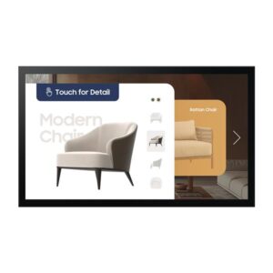 Monitor Digital Signage Samsung QM32C-T 32" Touch Screen Full HD