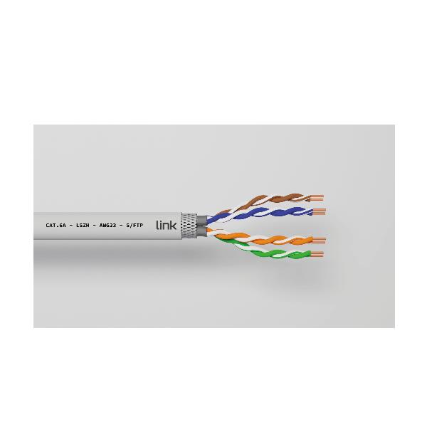 Cavo Rete Cat-6A S/FTP LSZH Rame Solido 305m Prodotti Bulk - immagine 2