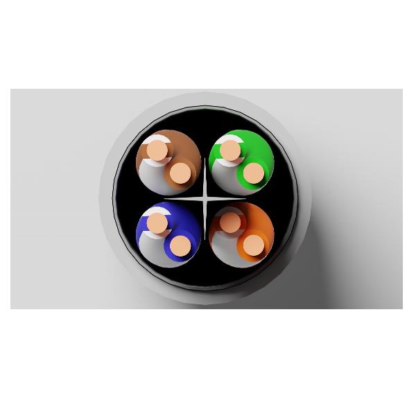 Cavo Rete Cat-6 FTP Prodotti Bulk 305m Grigio LSZH AWG23 Rame - immagine 6