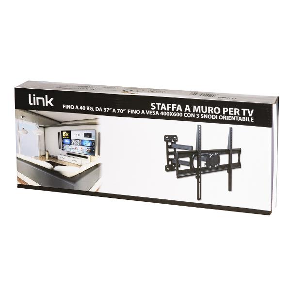 Staffa TV a Muro Bulk per Schermi fino a 70" e 50kg - immagine 2