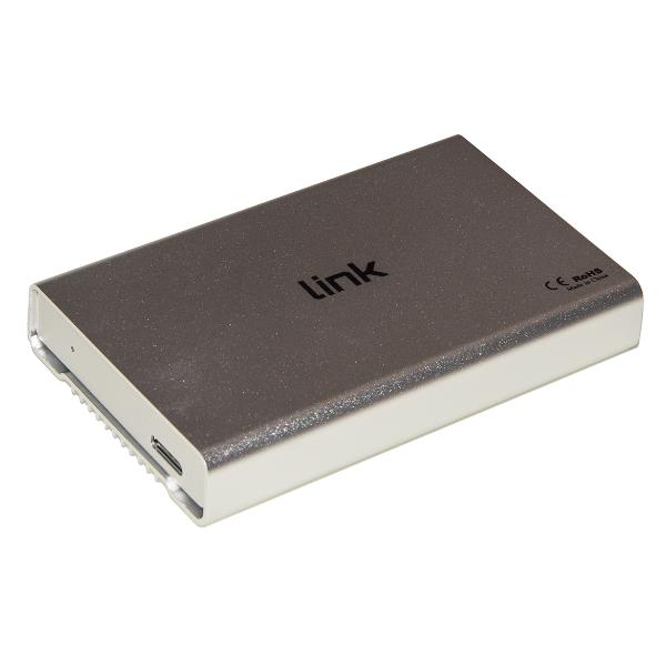 Box Esterno USB 3.0 per HDD SATA 2.5" Alluminio Grigio - Prodotti Bulk - immagine 3
