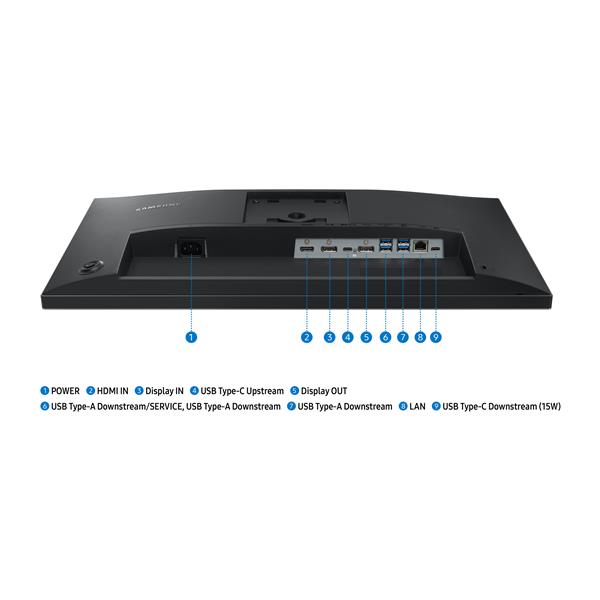 Monitor Samsung S24F430 24" FHD IPS USB-C Docking Business - immagine 7