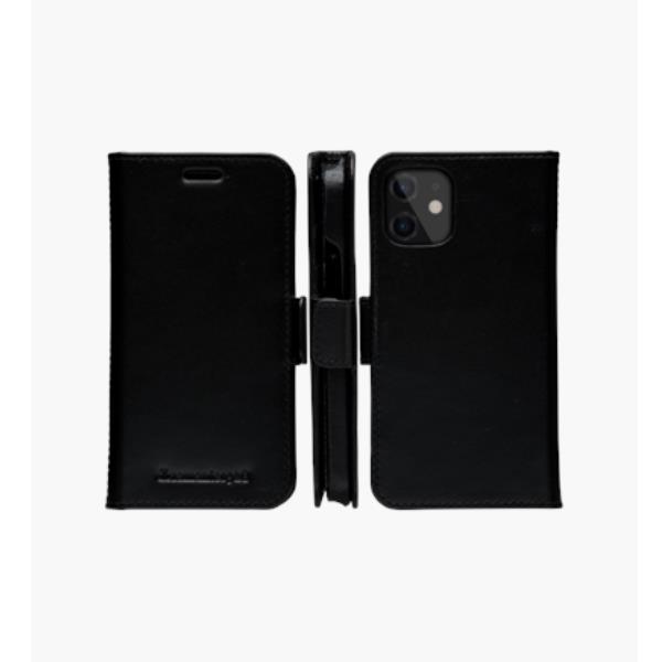 Custodia in Pelle Dbramante 1928 Lynge per iPhone 12 mini Nero - immagine 4