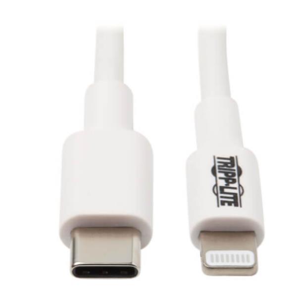 Cavo USB-C a Lightning Eaton 0.9m Bianco per iPhone e iPad - SKU: M102-003-WH - Immagine 2