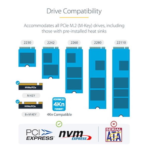 Duplicatore SSD M.2 NVMe Startech Dock USB 3.2 20Gbps 90GBpm - immagine 6