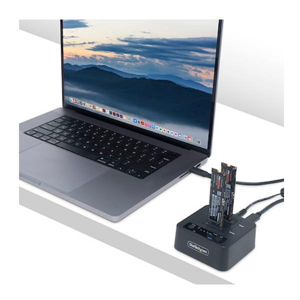 Duplicatore SSD M.2 NVMe Startech Dock USB 3.2 20Gbps 90GBpm - immagine 8