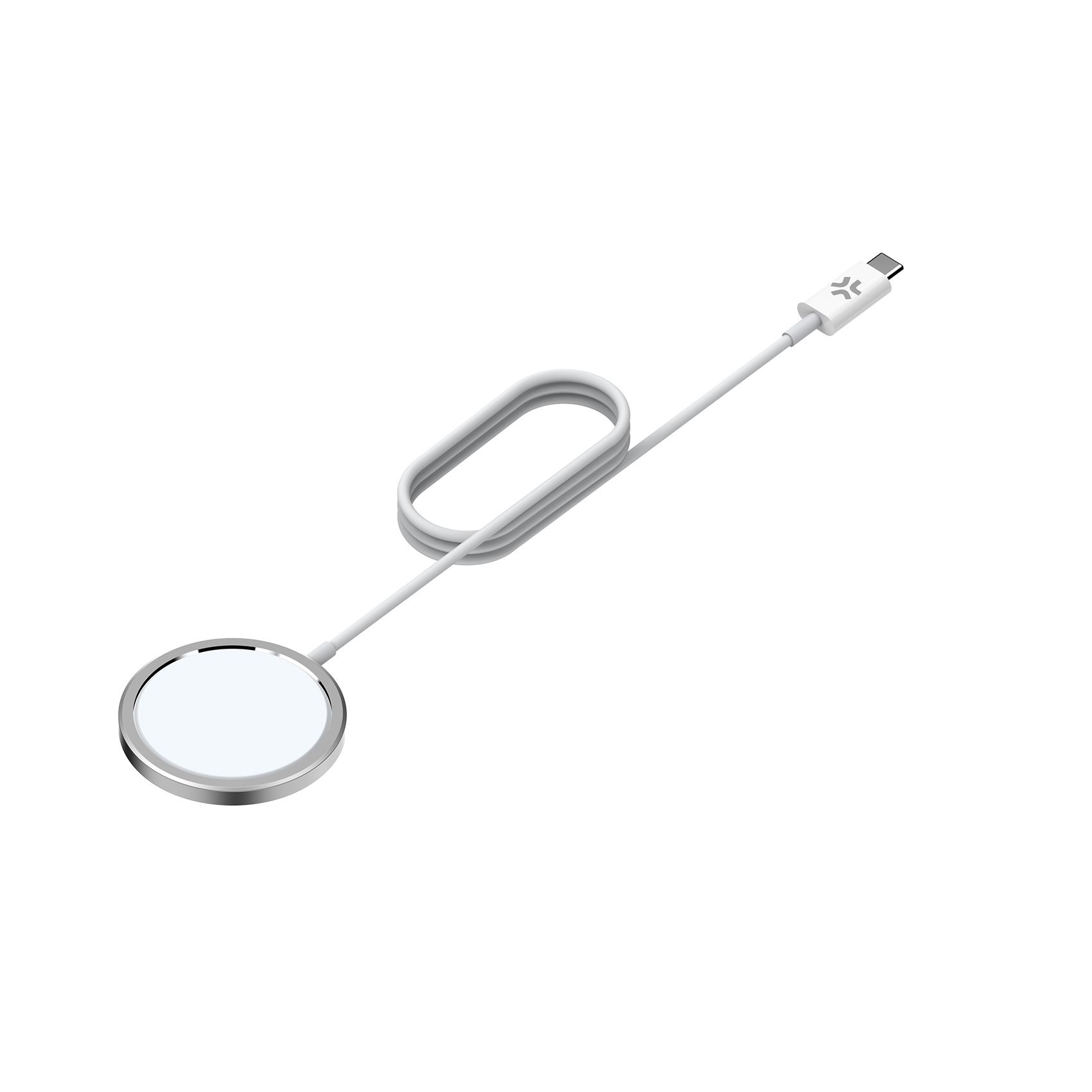 Caricabatterie Wireless Celly MAGCHARGEPRO 15W USB-C Bianco - immagine 5