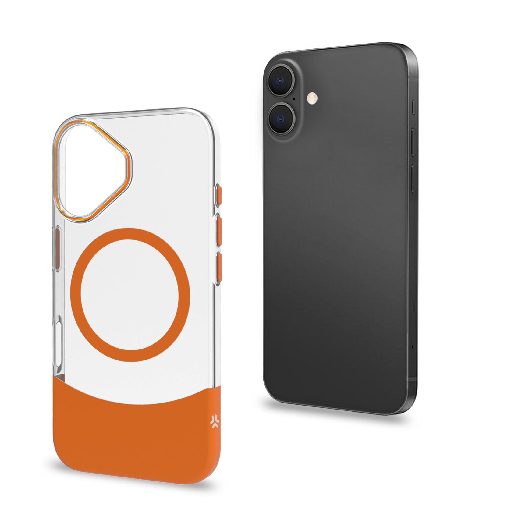 Cover Celly MAGDUAL per iPhone 16 Arancione - immagine 10