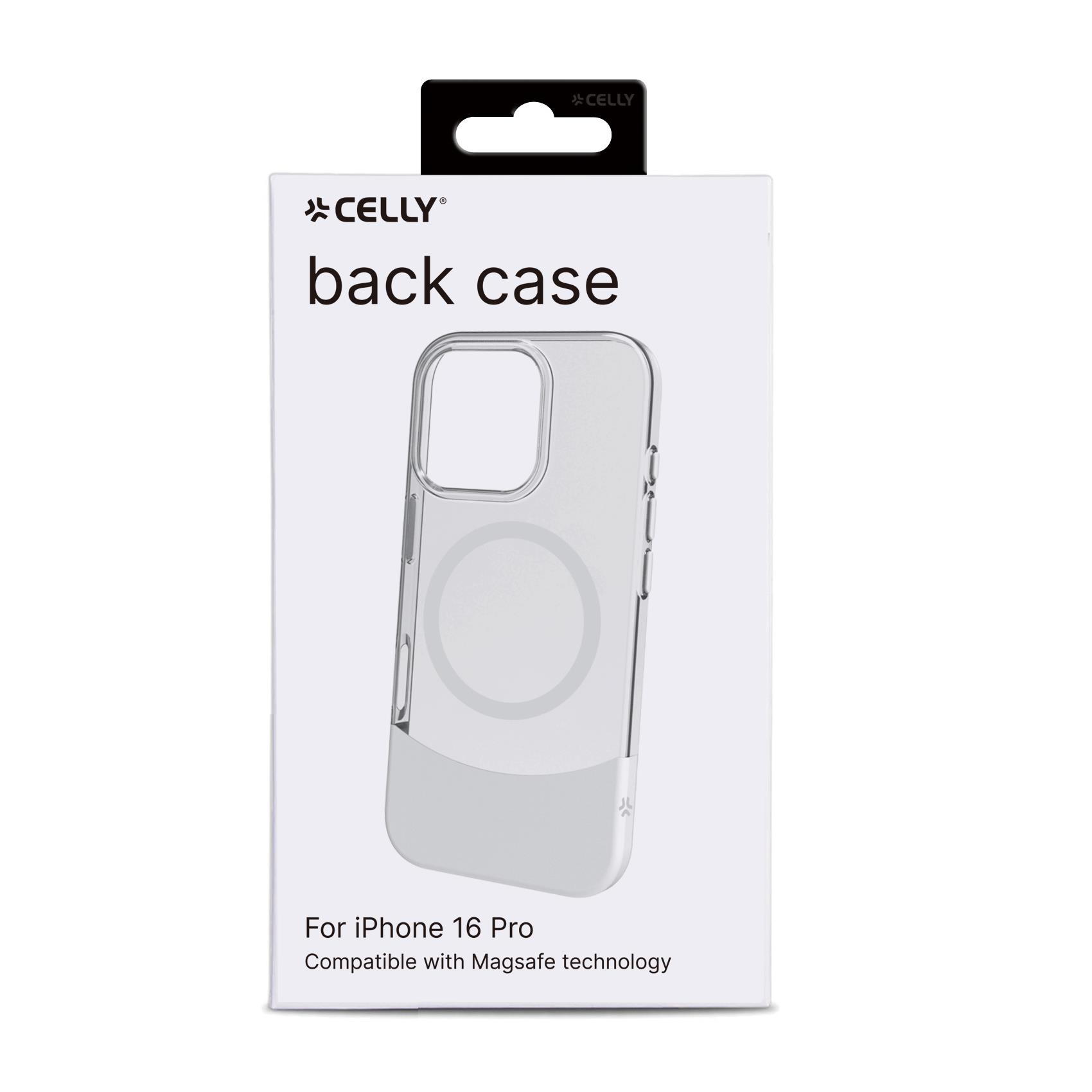 Cover Celly MAGDUAL per iPhone 16 Pro Bianca TPU - immagine 3