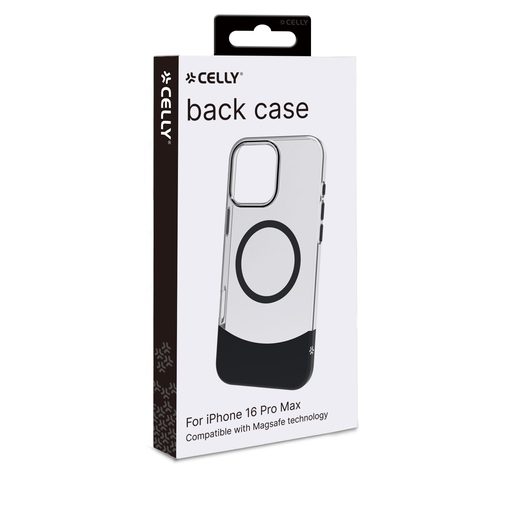 Cover Celly MAGDUAL per iPhone 16 Pro Max in TPU Nero - immagine 5