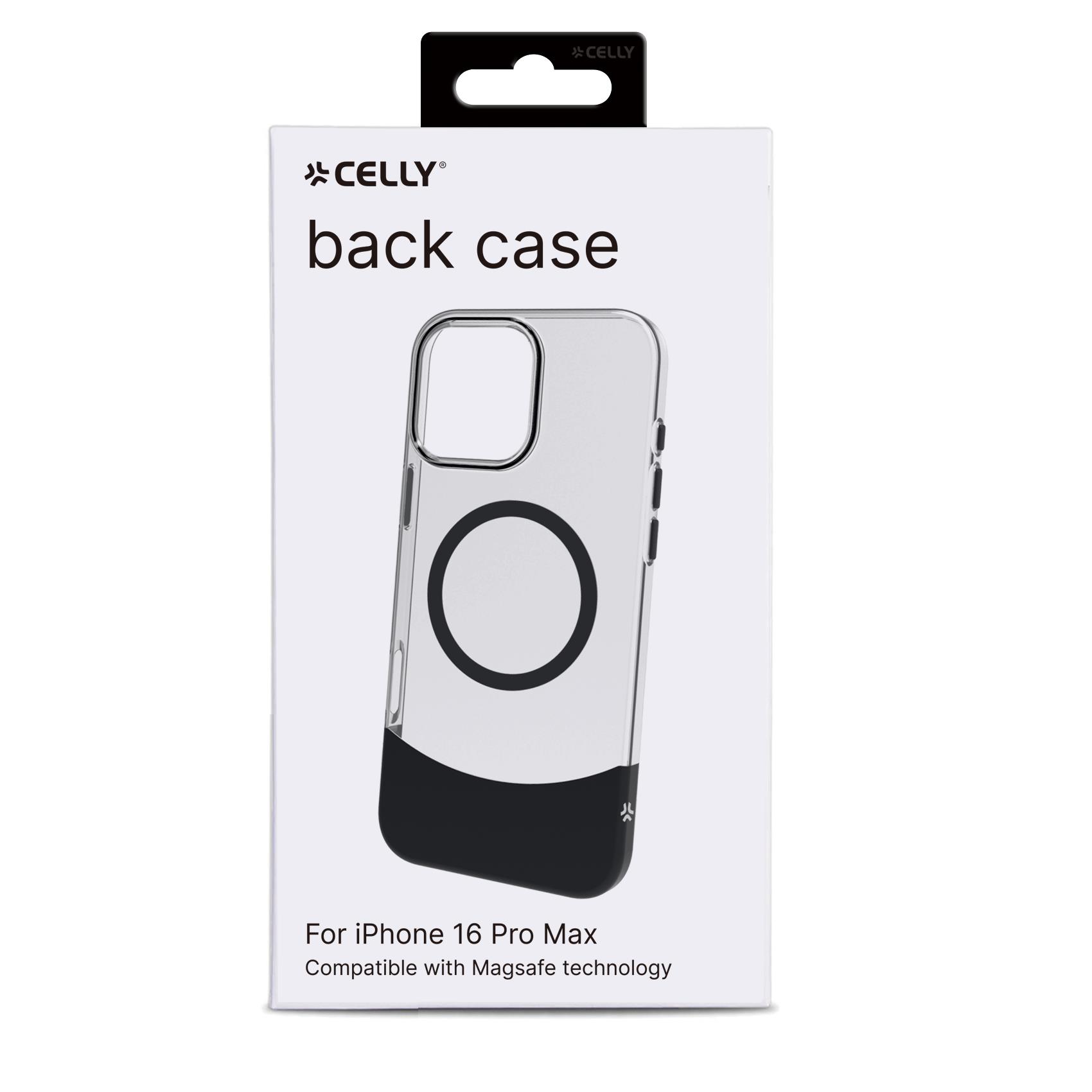 Cover Celly MAGDUAL per iPhone 16 Pro Max in TPU Nero - immagine 6