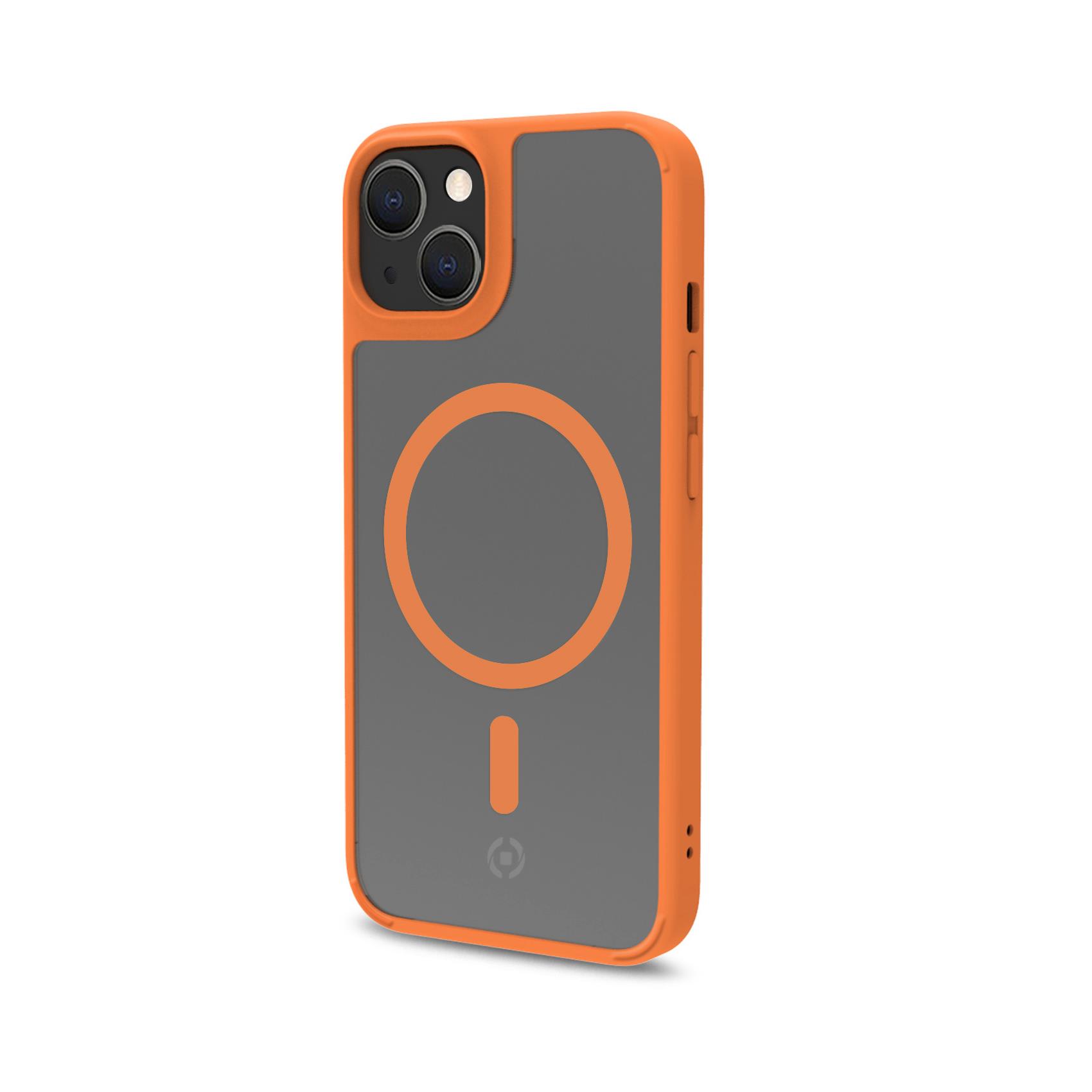 Cover Celly MAGMATT per iPhone 14 Plus Trasparente Arancione - immagine 5
