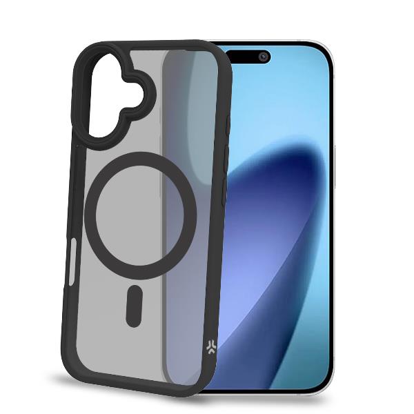 Cover Celly MAGMATT per iPhone 17 Trasparente Nera TPU Policarbonato - immagine 8