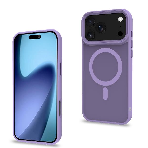 Cover Celly MAGMATT per iPhone 17 Pro Max Trasparente Viola - immagine 2