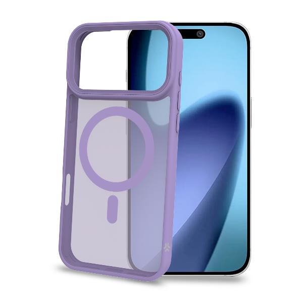 Cover Celly MAGMATT per iPhone 17 Pro Max Trasparente Viola - immagine 4