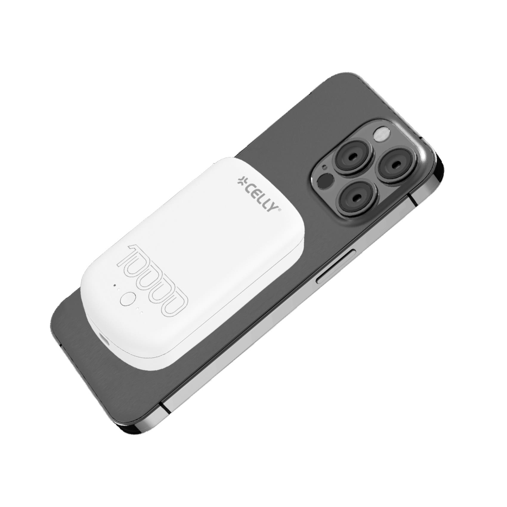 Power Bank Celly MAGPB10000PRO 10000 mAh Ricarica Wireless 10W - immagine 2