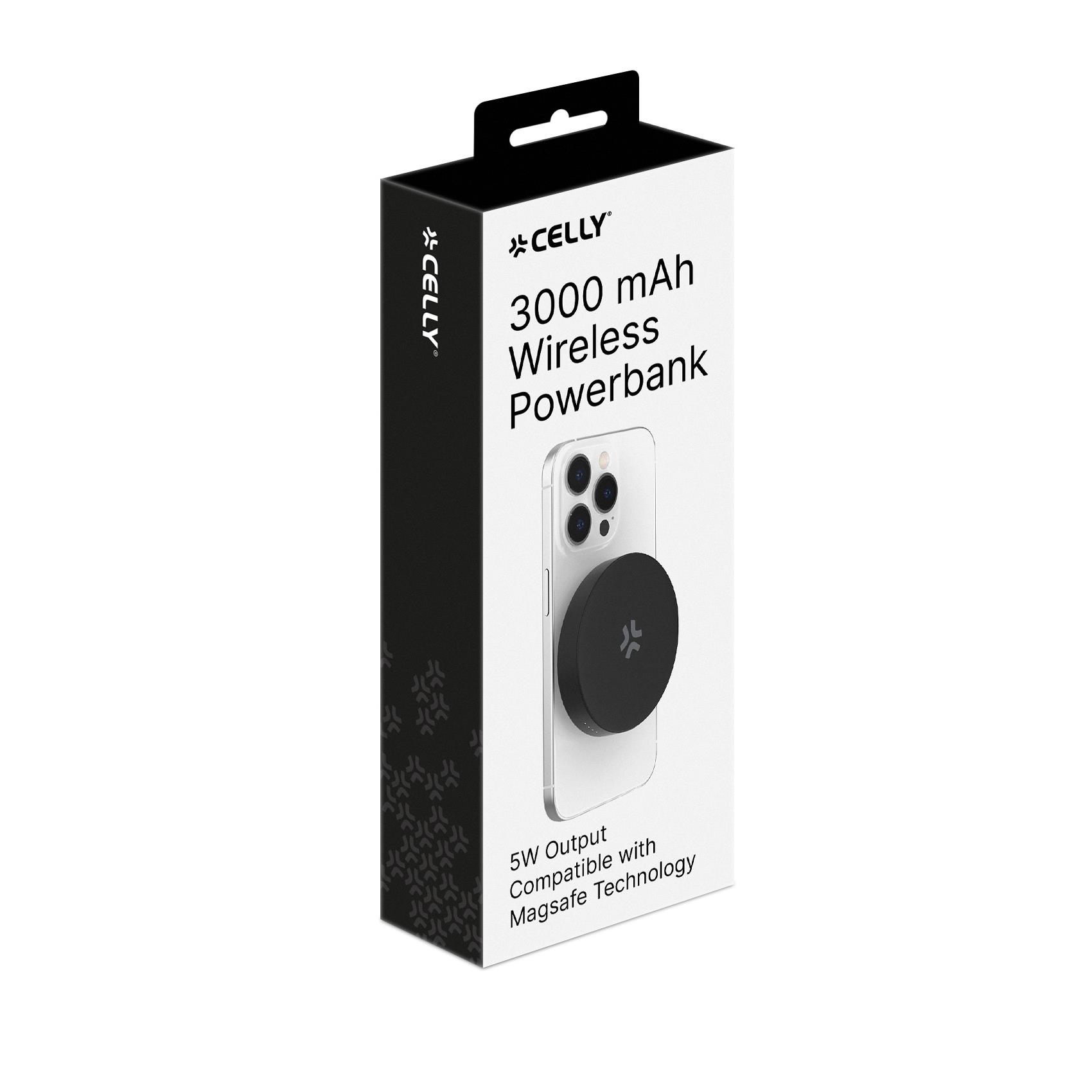 Power Bank Celly MAGPB3000 3000 mAh Ricarica Wireless 5W - immagine 6