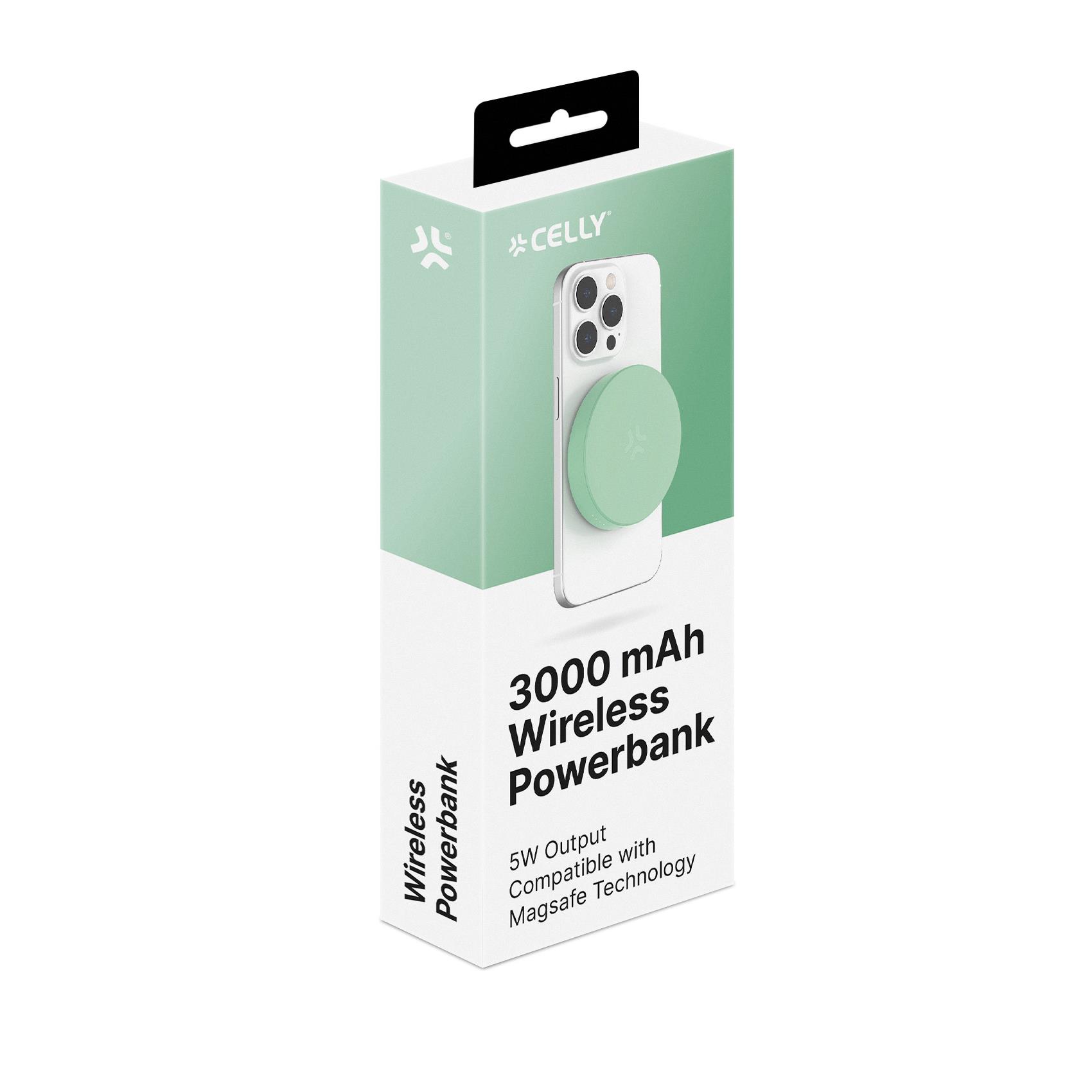 Power Bank Celly MAGPB3000 3000 mAh Ricarica Wireless 5W - immagine 6