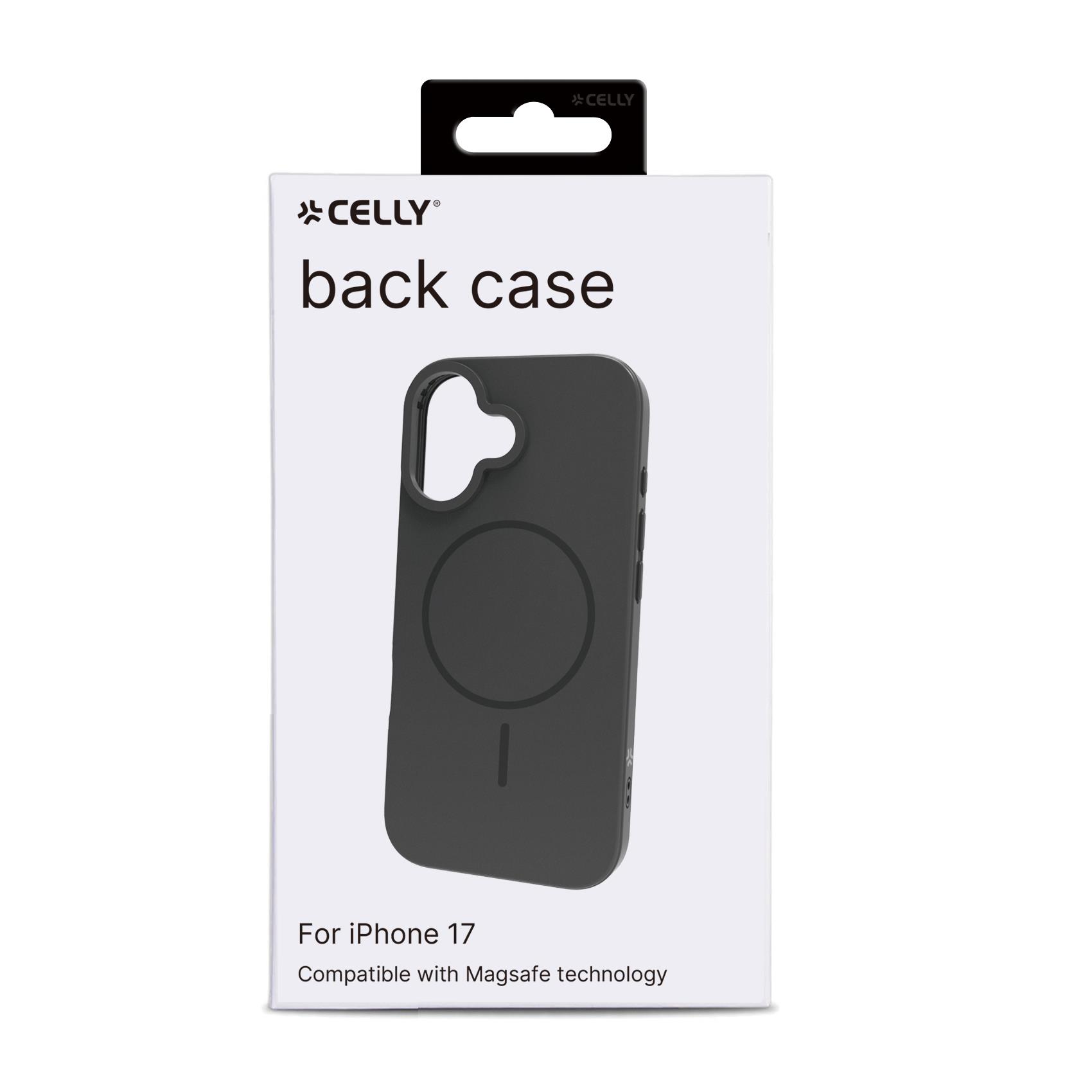 Cover Celly Magslim per iPhone 17 in TPU Nero - immagine 6