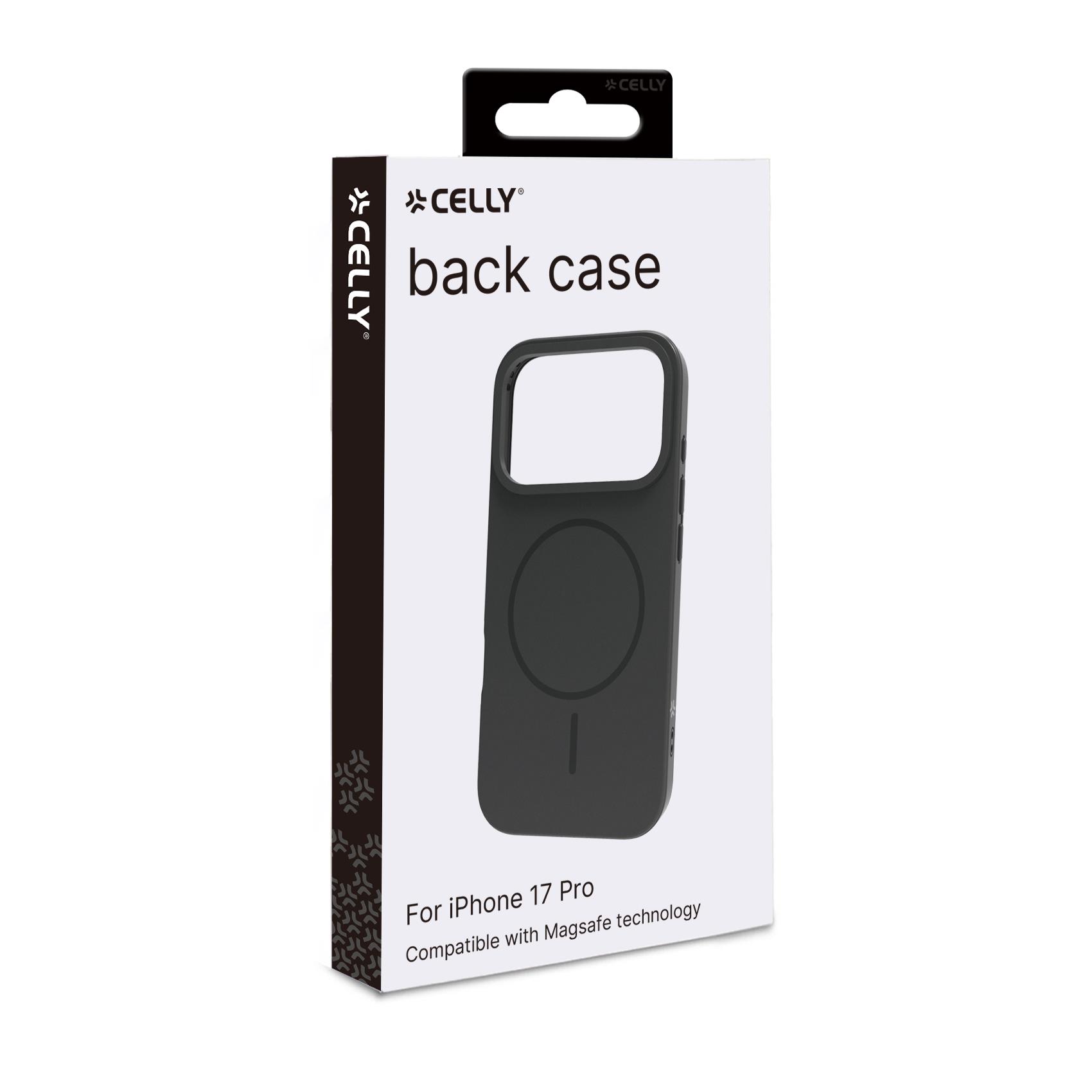 Cover Celly MAGSLIM per iPhone 17 Pro in TPU Nero - immagine 7