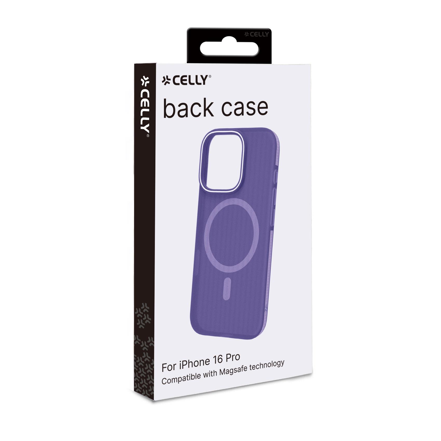 Cover Celly MAGSUIT per iPhone 16 Pro in TPU Viola - immagine 6