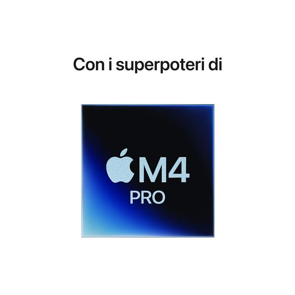 Mini PC Apple Mac mini M4 Pro 12-Core 16-Core 24GB 512GB SSD - immagine 4