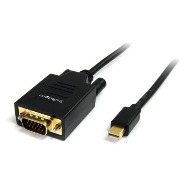 Cavo Adattatore Mini DisplayPort a VGA Startech 1.8m Maschio/Maschio Nero - immagine 3