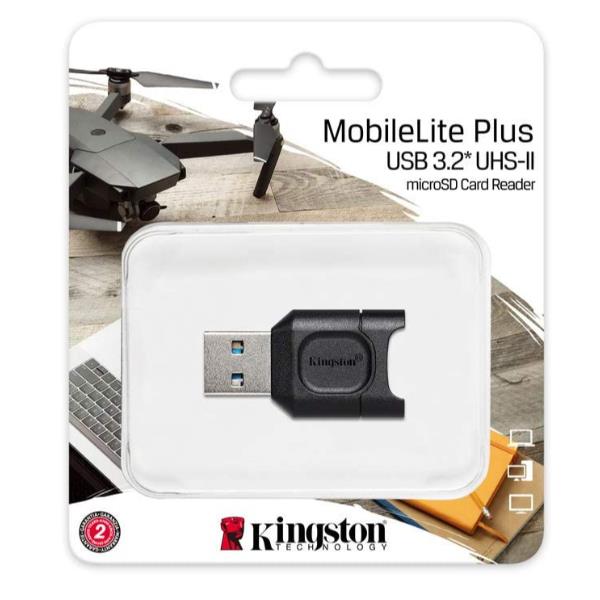 Lettore Memory Card Kingston MLPM Esterno USB 3.1 Nero - immagine 3