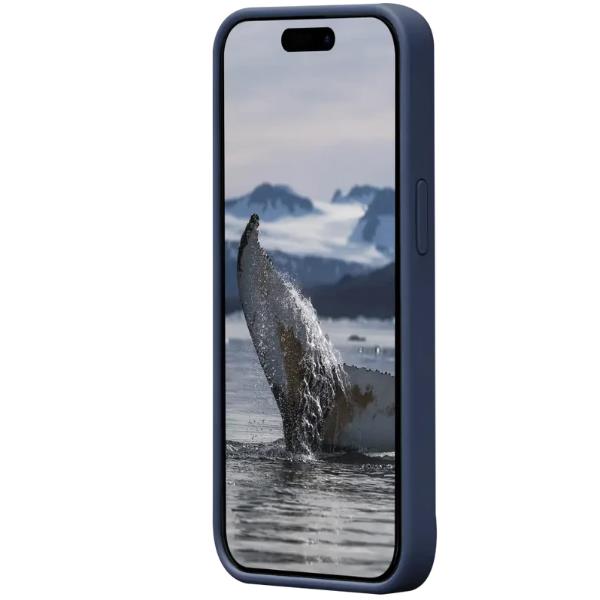 Cover iPhone 15 Dbramante 1928 Monaco Silicone Blu - immagine 2