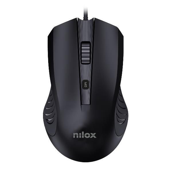 Mouse Ottico Nilox USB 2400 DPI Nero - immagine 2