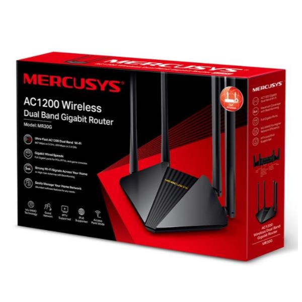 Router Mercusys MR30G 2 Porte LAN Gigabit con Firewall - immagine 3